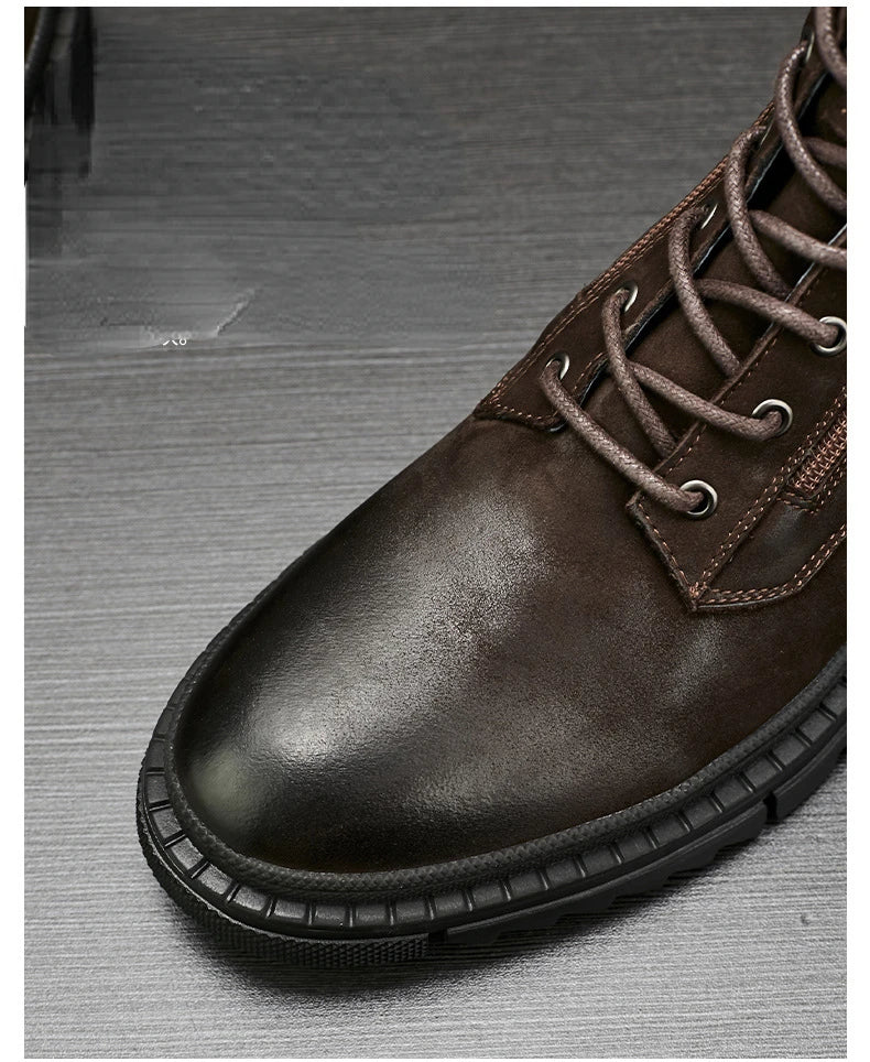 Italian boots made from luxury genuine leather. Designer fashion, handmade.