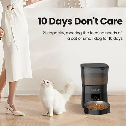 automatic pet feeder smart control cat dog food dispenser