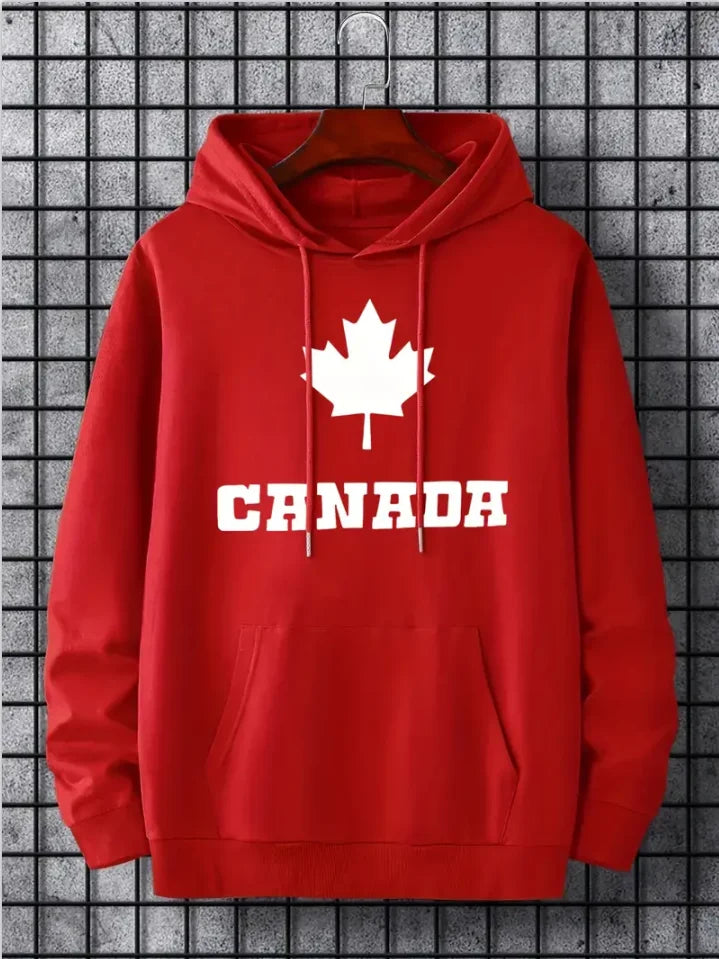 Hoodies  Leaf Canada  Casual Pullover Hooded