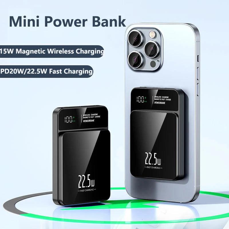 20000mah display magnetic power bank for mobiles - ARI