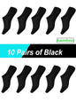 10 Pairs socks thin summer Invisible socks bamboo fiber - ARI