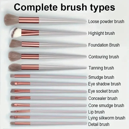 makeup brush set soft fluffy professional cosmetic tool