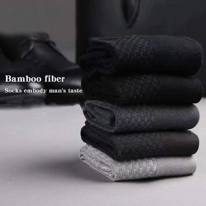 5Pairs bamboo fabric socks high quality bamboo fiber breathable antibacterial - ARI