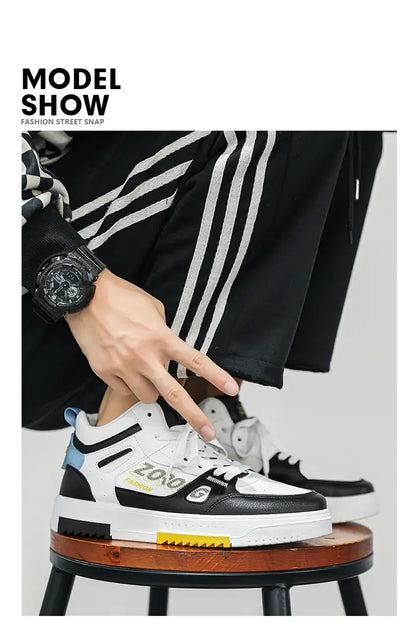 Youth High Top Sneakers For Men New Fashion Brand Good Quality Comfortable