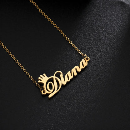 your name on Necklace  Stainless Steel Jewelry