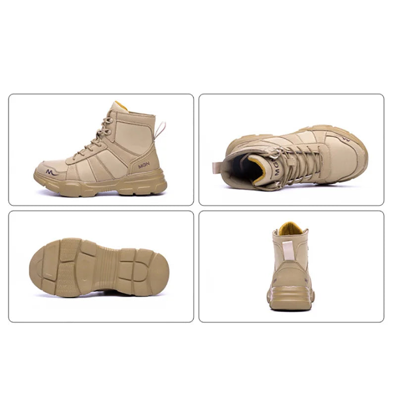 work boots, safety shoes, steel toe shoes, puncture-proof sneakers, footwear