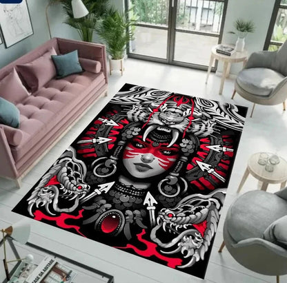 snake print carpet fashion decoration bedroom ,beautiful designs