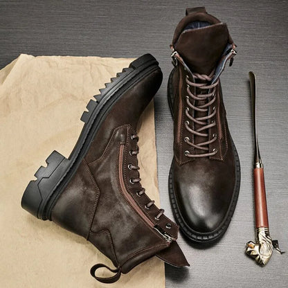 Italian boots made from luxury genuine leather. Designer fashion, handmade.