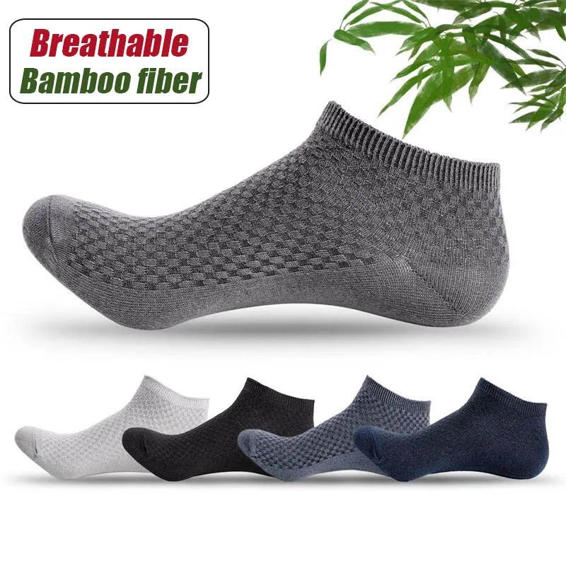 5Pairs bamboo fabric socks high quality bamboo fiber breathable antibacterial - ARI