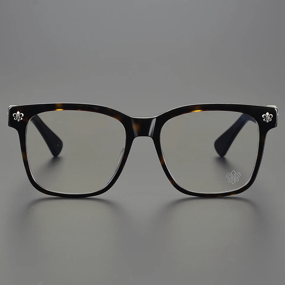 CHARMLIBRARY luxury acetate large frame glasses  for reading, computer multifocal lenses