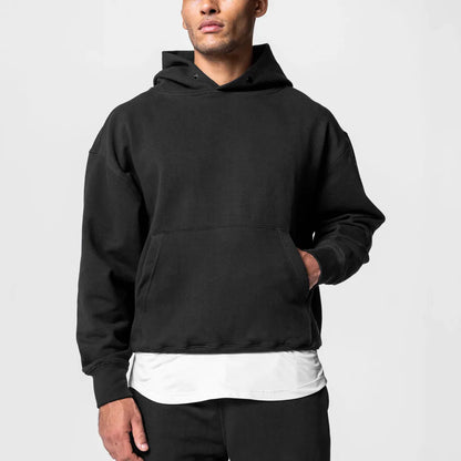 heavyweight cotton hoodie loose fitting amazing street style