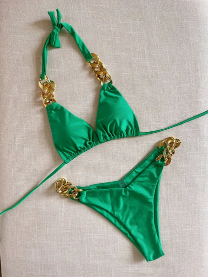 women's 2-piece bikini set in brazilian style swimwear