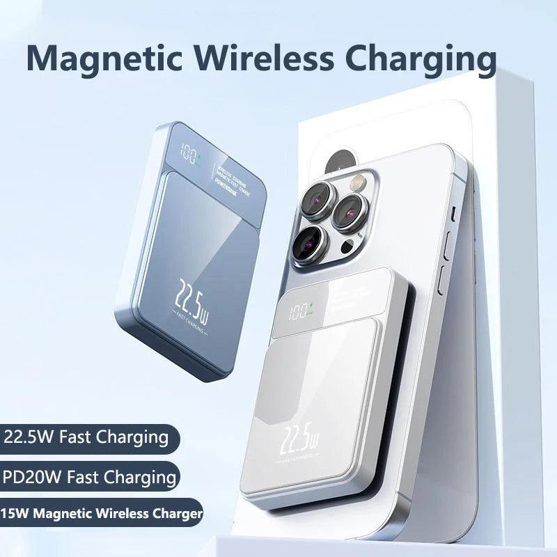 20000mah display magnetic power bank for mobiles - ARI