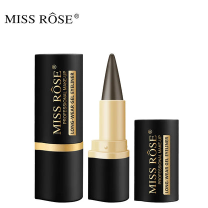 Miss Rose black Kajal long-lasting waterproof gel eye shadow eyeliner pencil