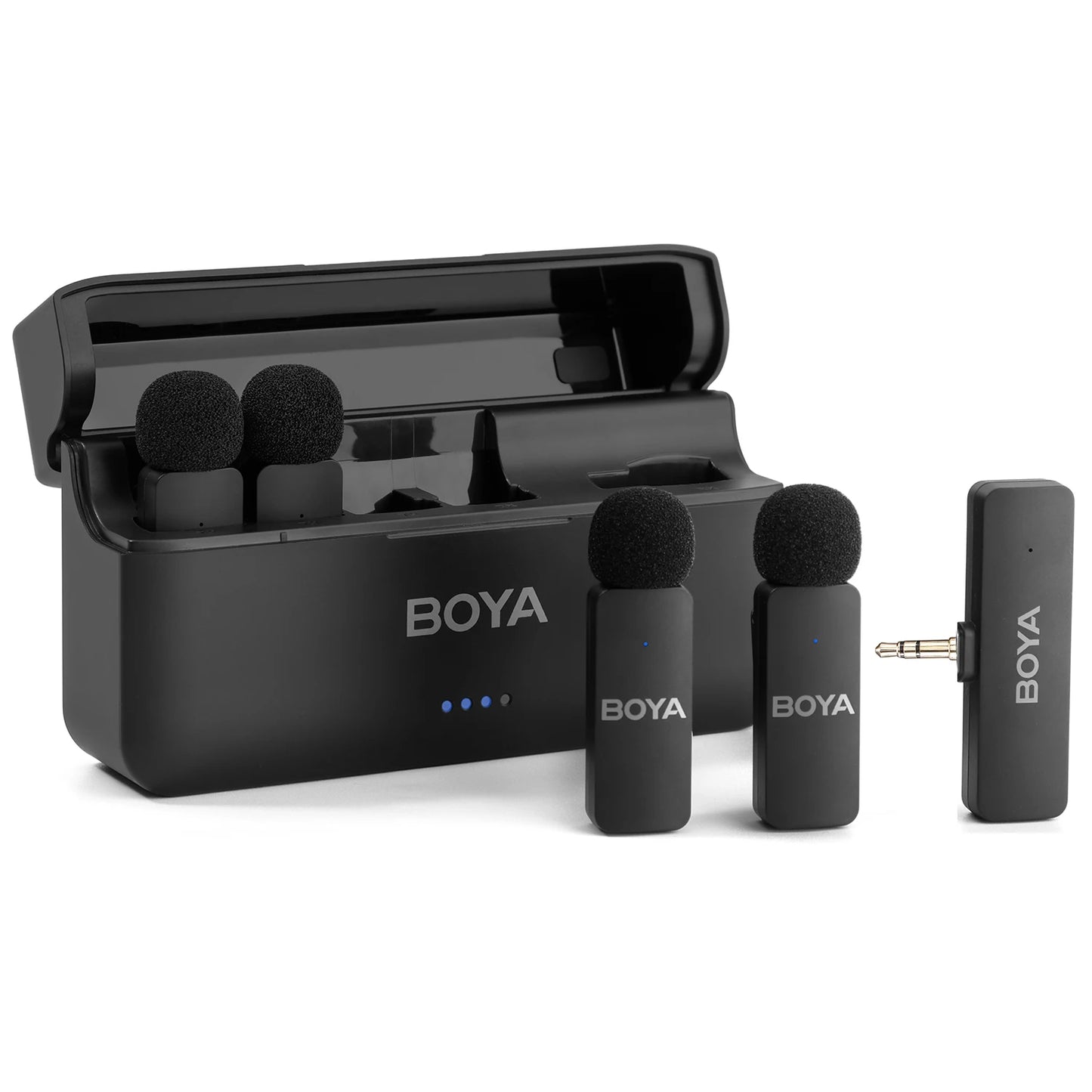 BOYA  -V4U Wireless  Microphone for iPhone Android Phone PC YouTube Video Recording Vlog Live Streaming Interview