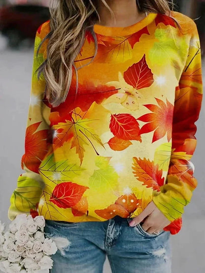 new loose top printed fashion women hoodie