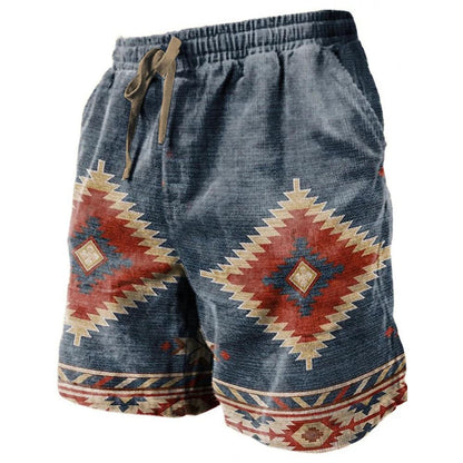 Stylish shorts men vintage casual board shorts - ARI