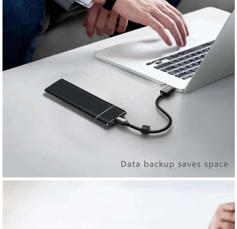 64 TB external hard drive high speed mini portable external ssd for laptops desktop phones