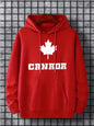 Hoodies  Leaf Canada  Casual Pullover Hooded