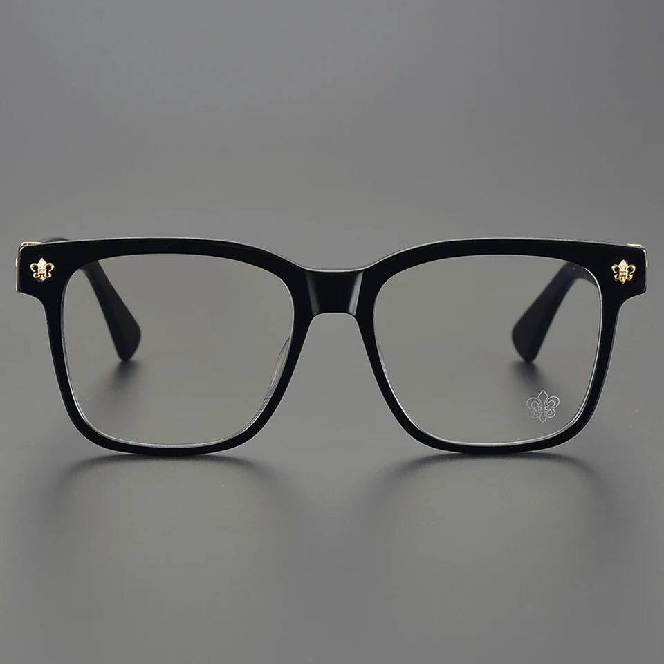 CHARMLIBRARY luxury acetate large frame glasses  for reading, computer multifocal lenses