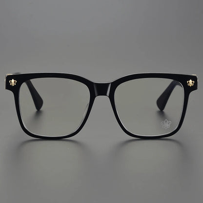 CHARMLIBRARY luxury acetate large frame glasses  for reading, computer multifocal lenses