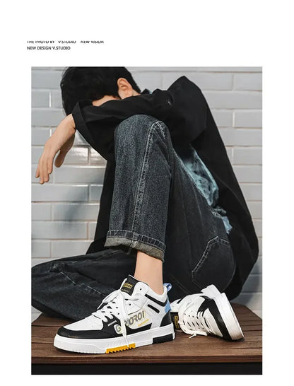 Youth High Top Sneakers For Men New Fashion Brand Good Quality Comfortable