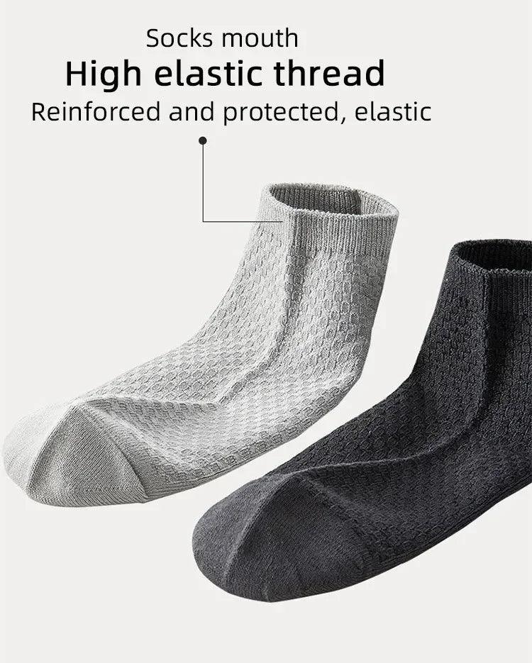 5Pairs bamboo fabric socks high quality bamboo fiber breathable antibacterial - ARI