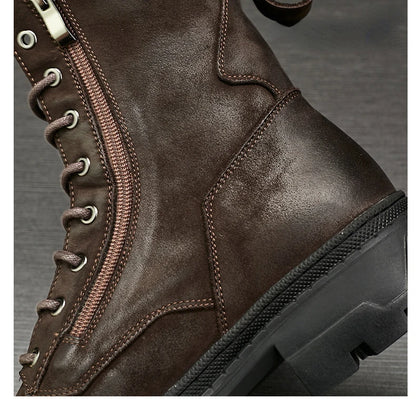 Italian boots made from luxury genuine leather. Designer fashion, handmade.