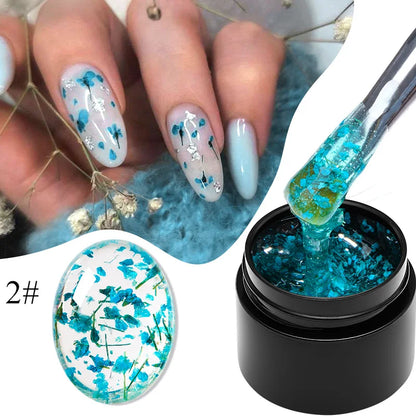 Natural flower fairy nail art gel, soak off UV LED painting varnishes for nails