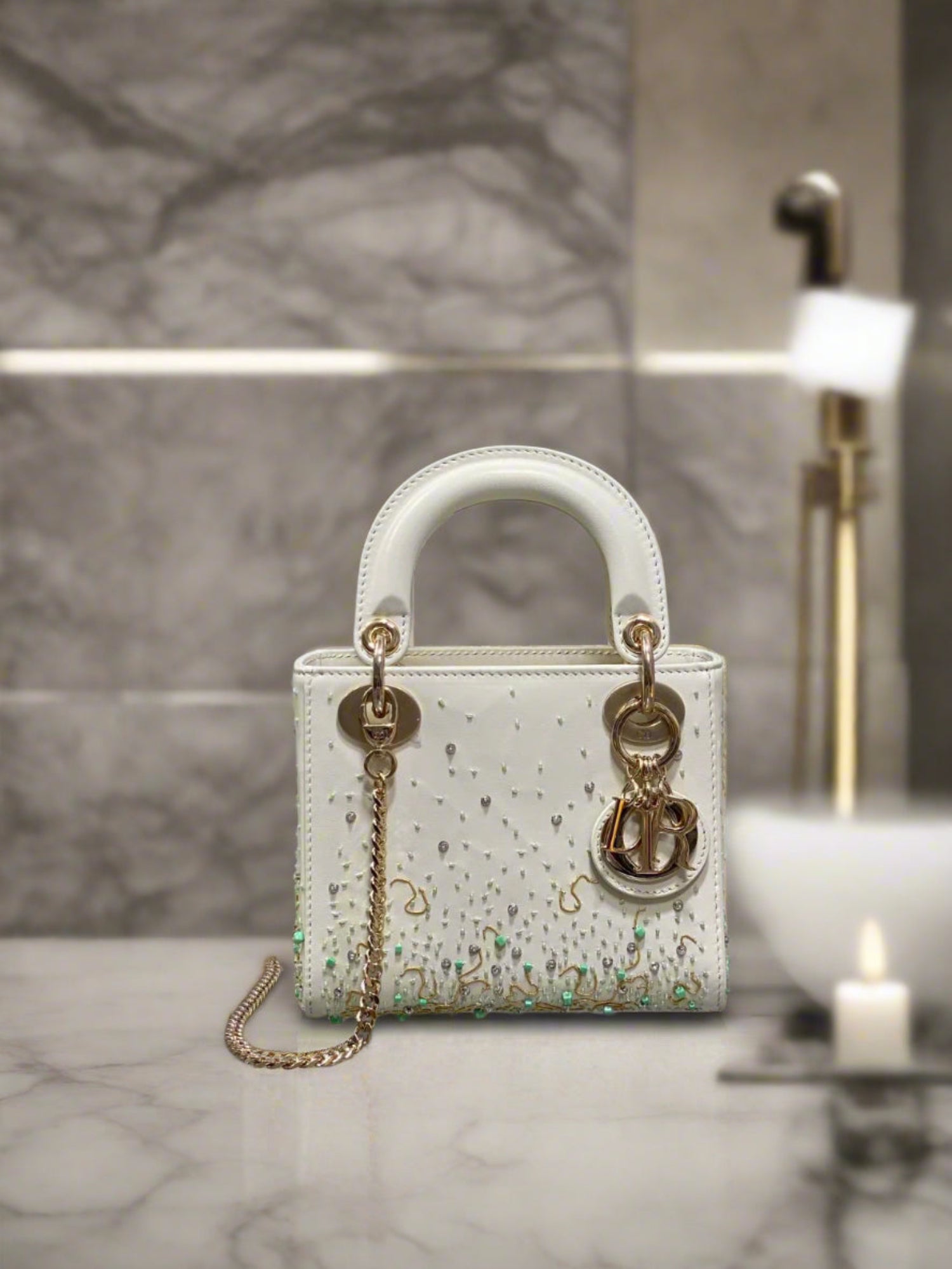 luxury split leather designer shoulder bag christian dior classic style for girls