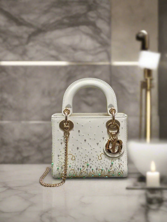 luxury split leather designer shoulder bag christian dior classic style for girls
