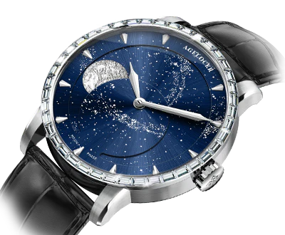 AGELOCER Original Astronomer oil painting steel strap men's luxury automatic moon phase watch